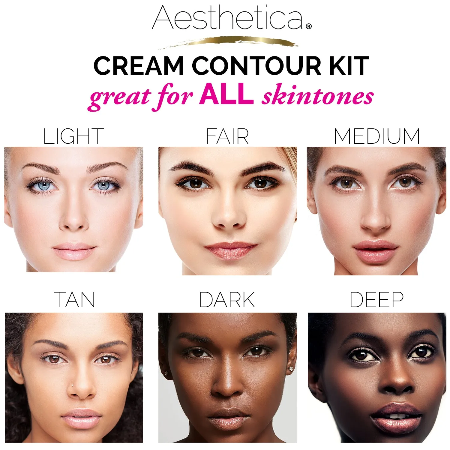 Aesthetica Cream Contour Kit