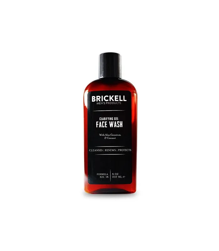 Brickell Men's Products - Clarifying Gel Face Wash, 237ml