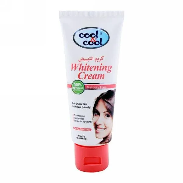 COOL&COOL MERCURY FREE WHITENING CREAM 100ML