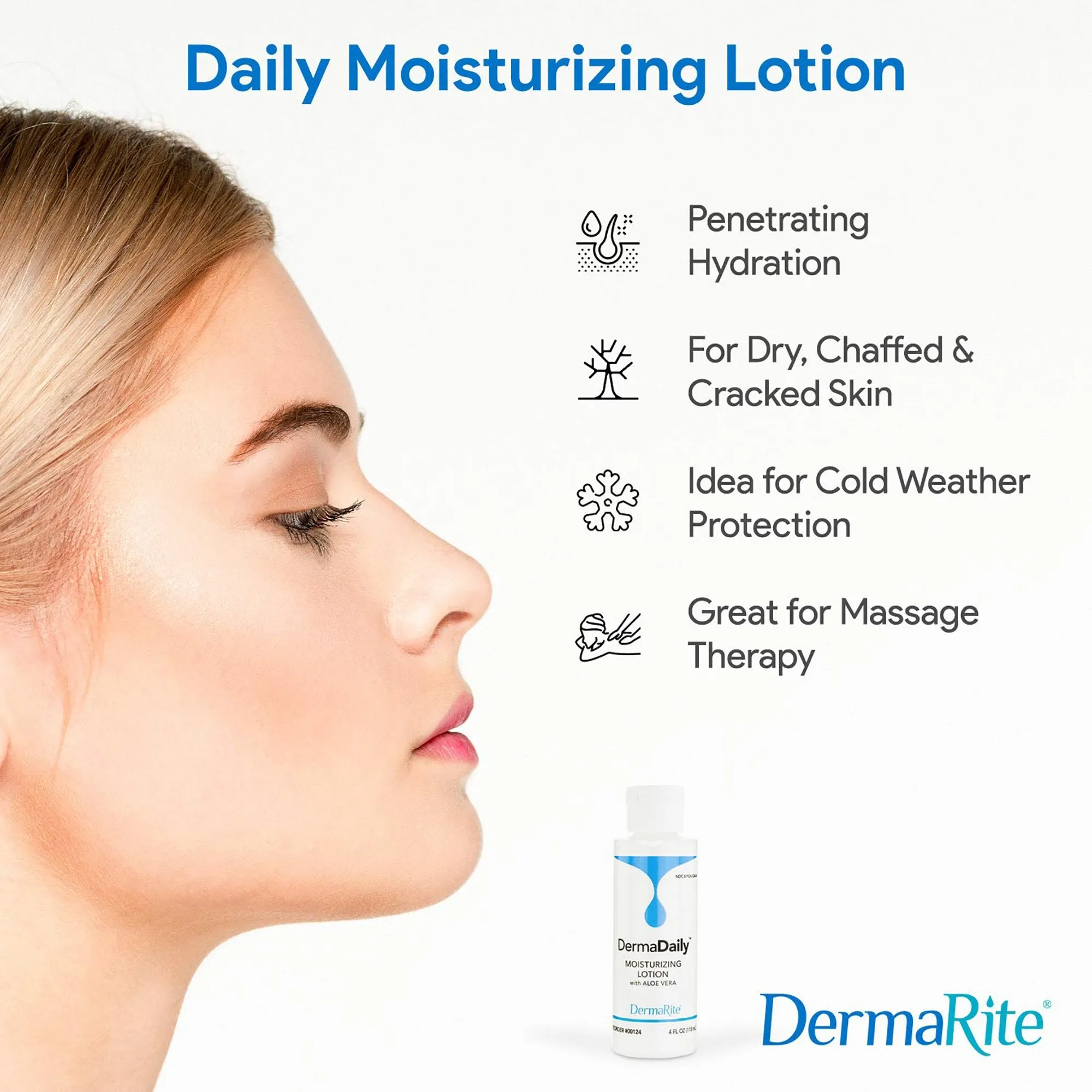 DermaDaily® Moisturizing Lotion, 7.5 oz. Bottle