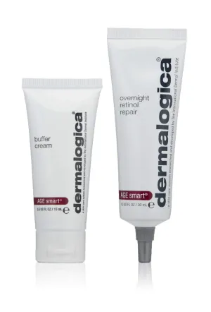 Dermalogica AGE smart Overnight Retinol Repair 30ml   Buffer Cream 15ml