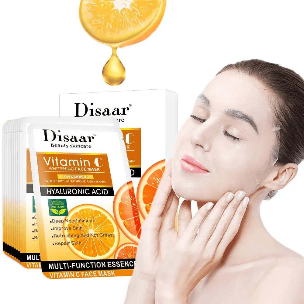 Disaar Multi Function Essence Vitamin C Whitening Face Mask - 3 Pcs