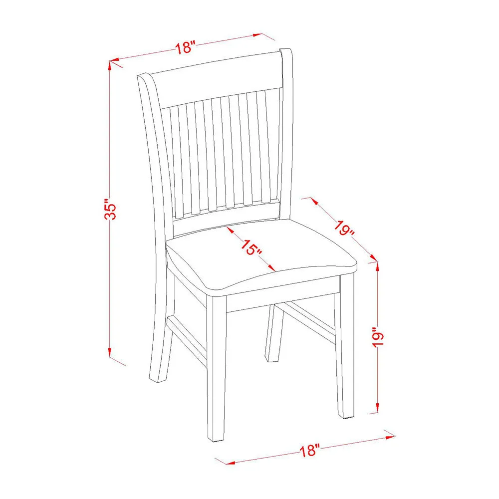 East West Furniture CANO6-OAK-C 6 Piece Kitchen Table & Chairs Set Contains a Rectangle Dining Room Table and 4 Linen Fabric Dining Chairs with a Bench, 36x60 Inch, Oak