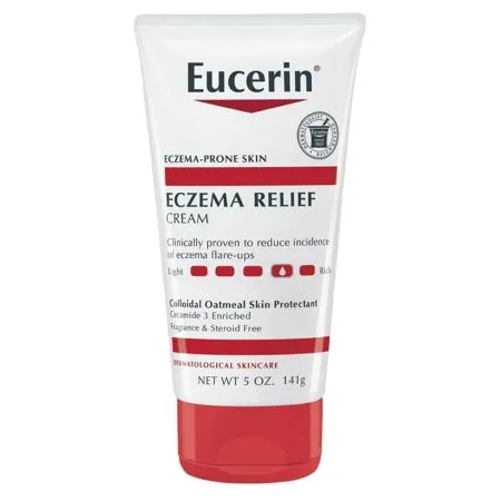 Eczema Cream Eucerin® Eczema Relief 5 oz. Tube Unscented Cream - Beiersdorf  Mfr# 07214001510