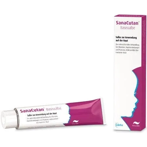 Eczema, dermatitis, psoriasis, SANACUTAN base ointment