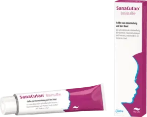 Eczema, dermatitis, psoriasis, SANACUTAN base ointment