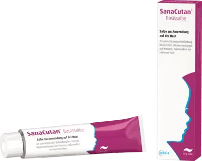 Eczema, dermatitis, psoriasis, SANACUTAN base ointment