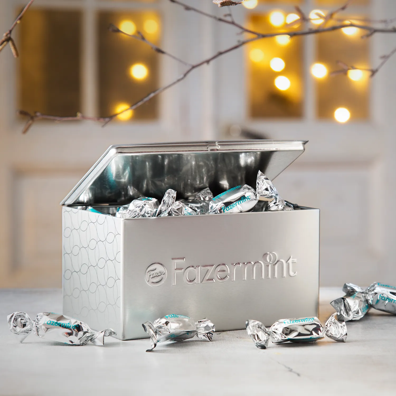 Fazermint Dark Chocolate Peppermint Creams Bag (144g)