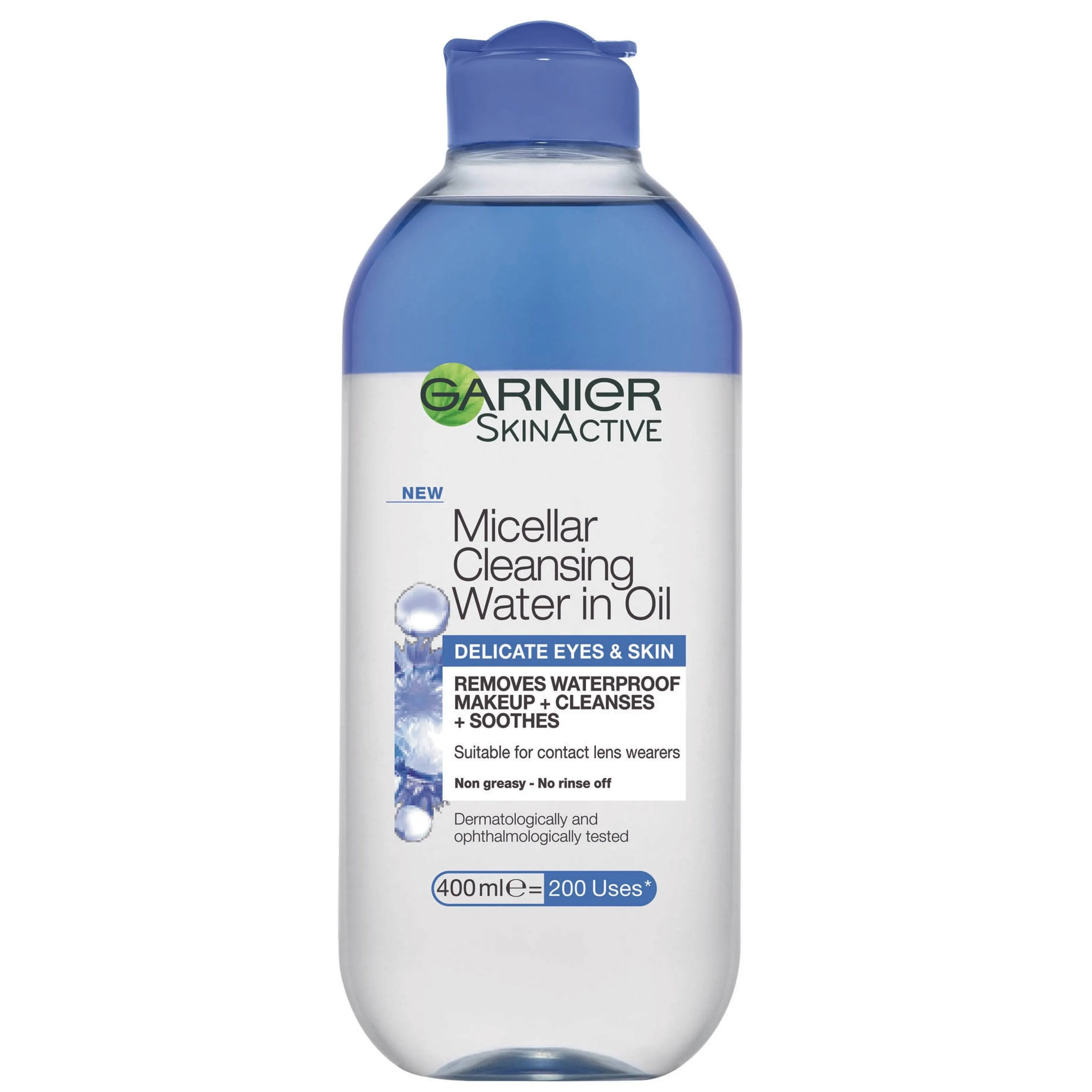 GARNIER Micellar Cleansing Water in Oil - Delicate Eyes & Skin (400 mL)