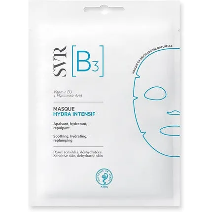 Intensive moisturizing mask B3 Hydra, 6 pcs. 12 ml each, SVR