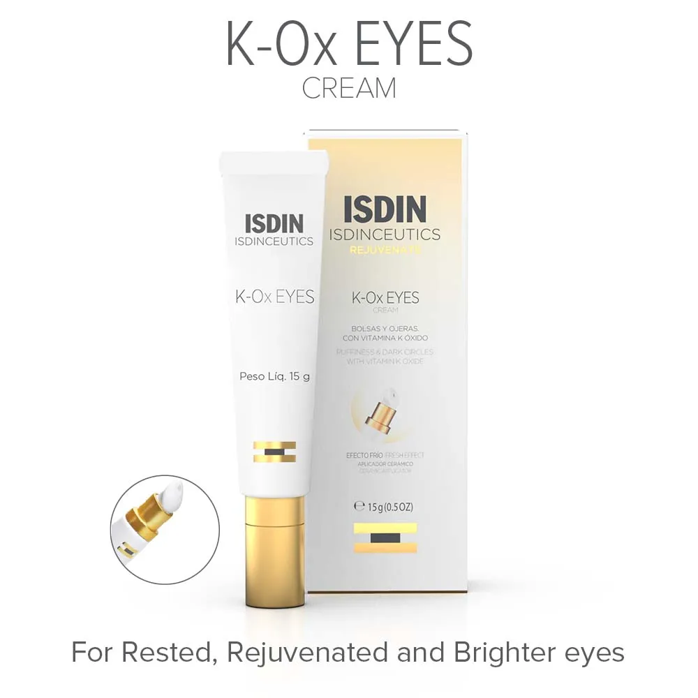 Isdinceutics K-Ox Eyes Cream- 15 gm I Under eye cream for Puffy eyes Dark circle