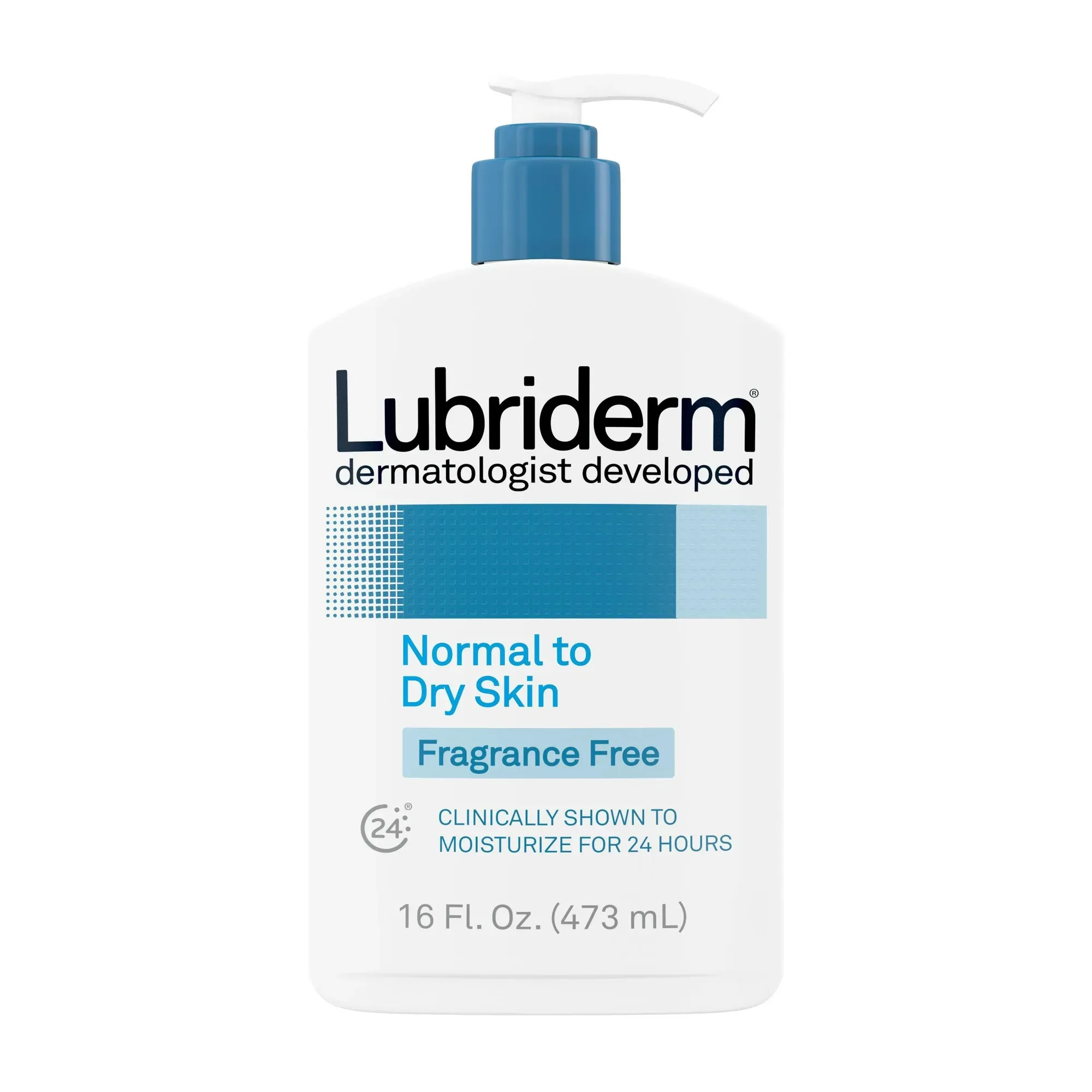 J&J LUBRIDERM Lubriderm, Unscented, 16 oz, 3/bx