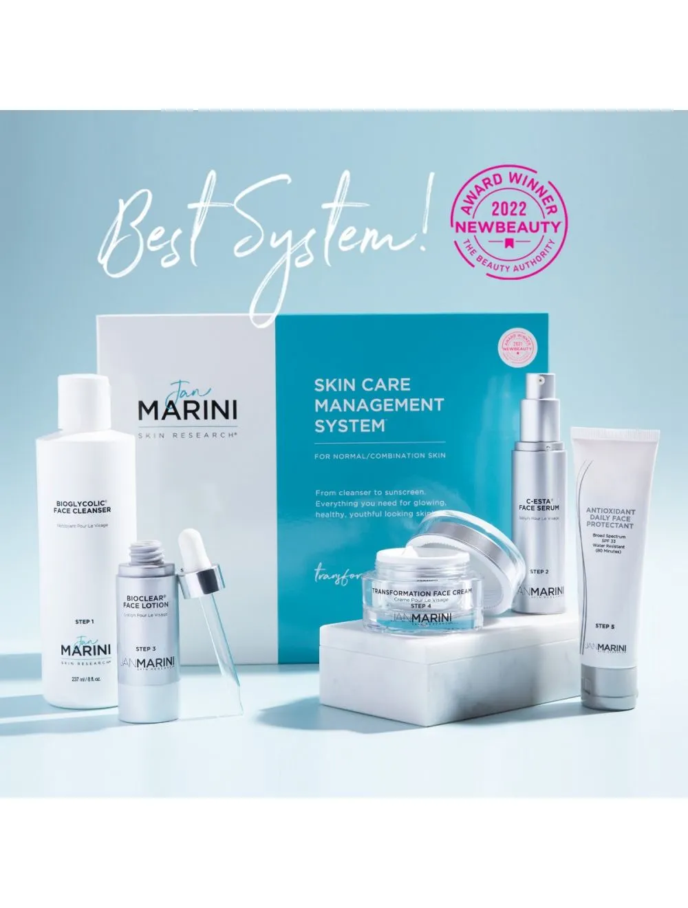 Jan Marini Skin Care Management System Normal to Combination Skin w/Physical SPF 45