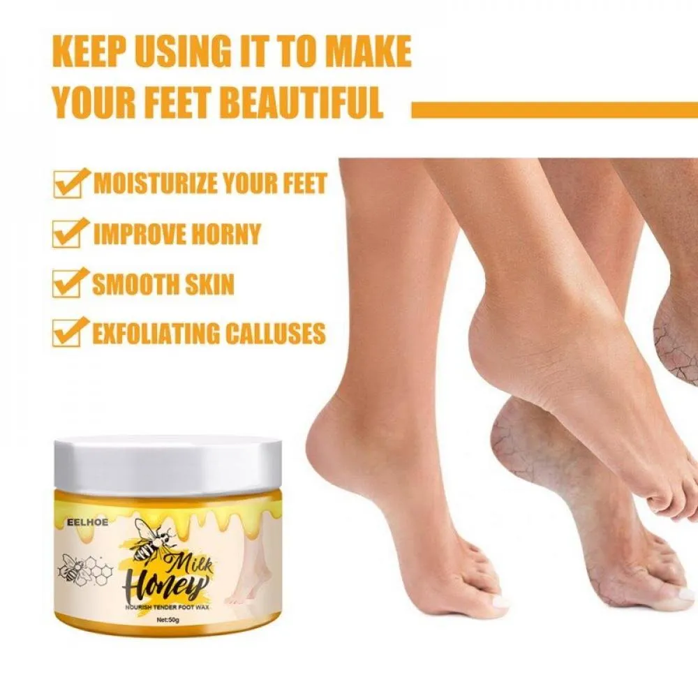 Milk Honey Nourishing for Men Women Moisturizing Foot Care Soft Skin 50g Smooth Foot Masks