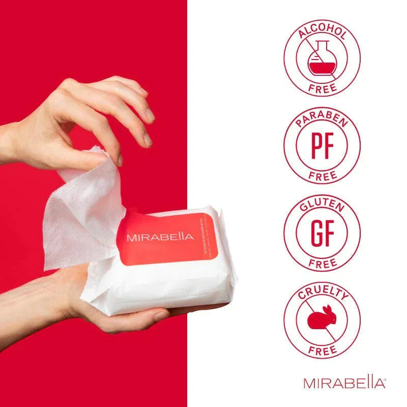 Mirabella Wipeout Makeup Remover Wipes, 30 ct