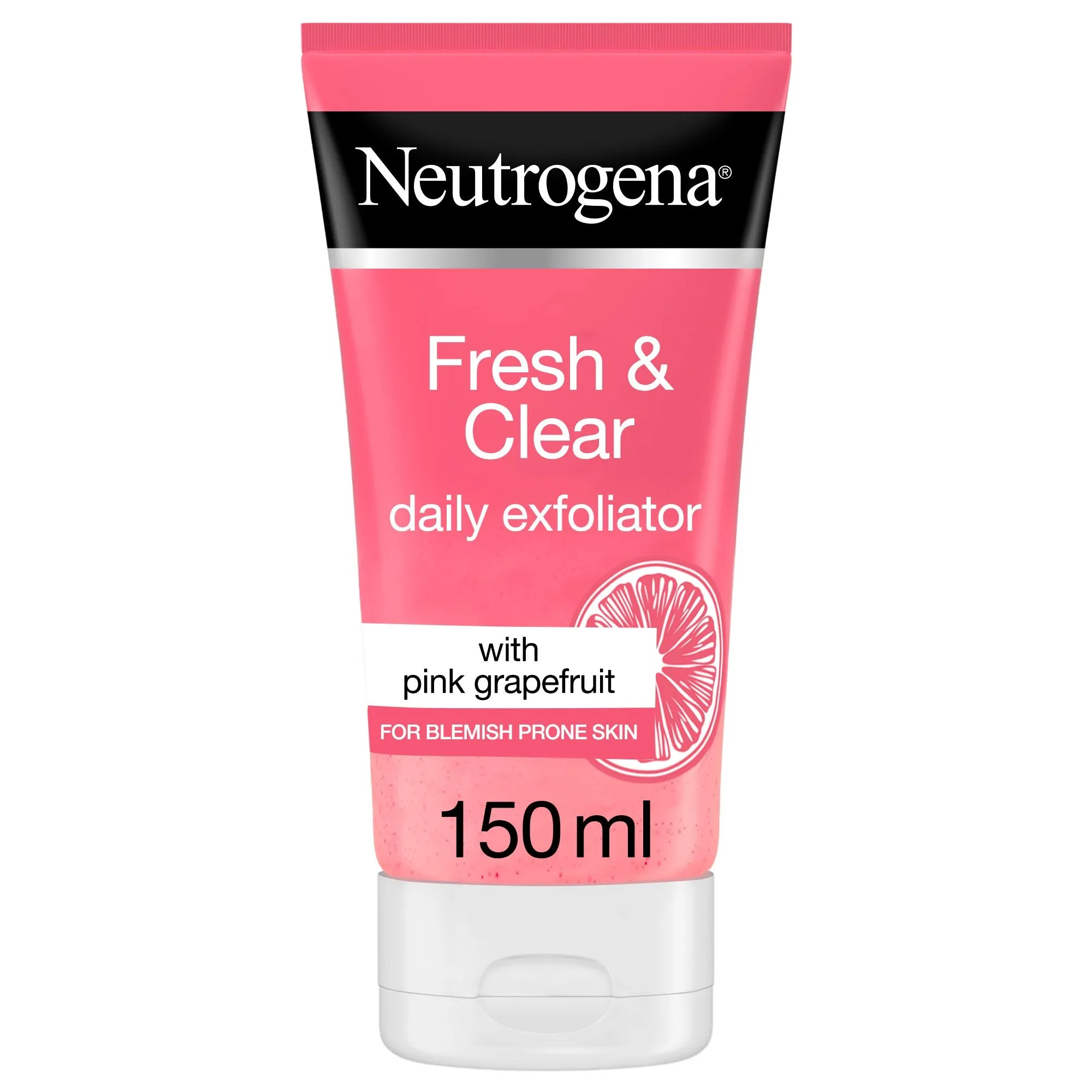 Neutrogena Fresh & Clear Daily Exfoliator Pink Grapefruit & Vitamin C Blemish prone skin