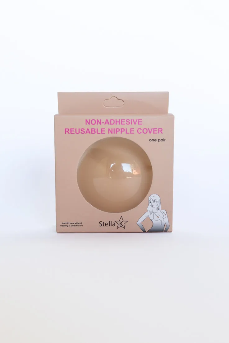 Non-Adhesive Reusable Nipple Cover