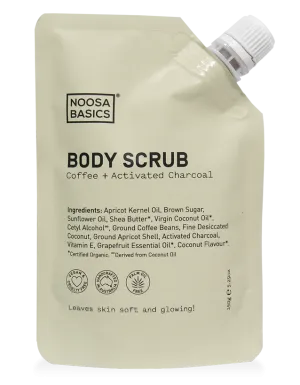 Noosa Basics - Body Scrub - Coffee and Activated Charcoal (150g)