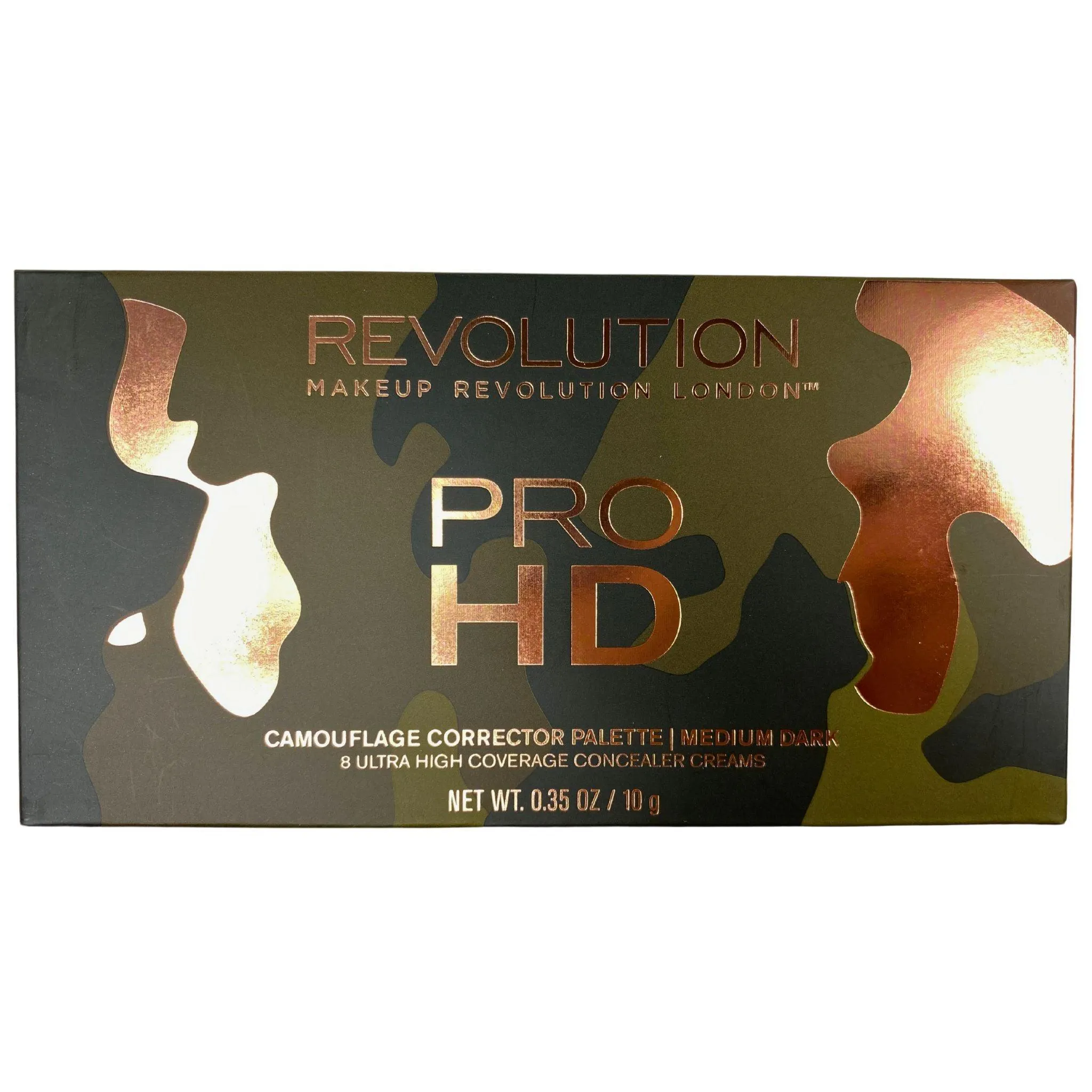 Revolution Pro HD Camouflage Corrector Palette | Medium Dark 8 Ultra Coverage Concealer Creams (30 Pcs lot)