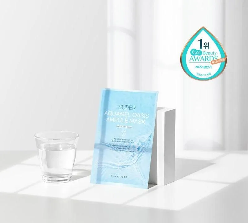 S.NATURE Super Aquagel Oasis Ampule Mask 5*30ml