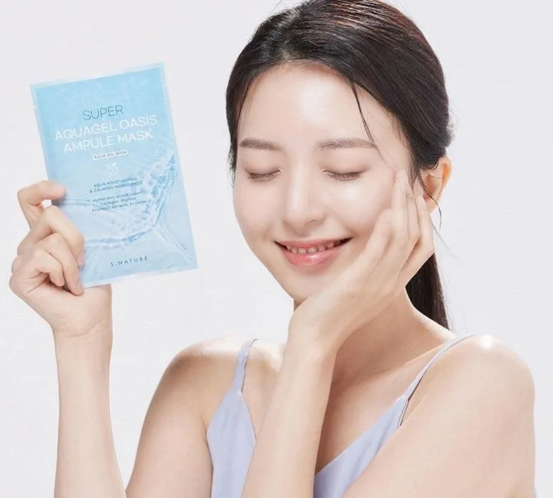 S.NATURE Super Aquagel Oasis Ampule Mask 5*30ml