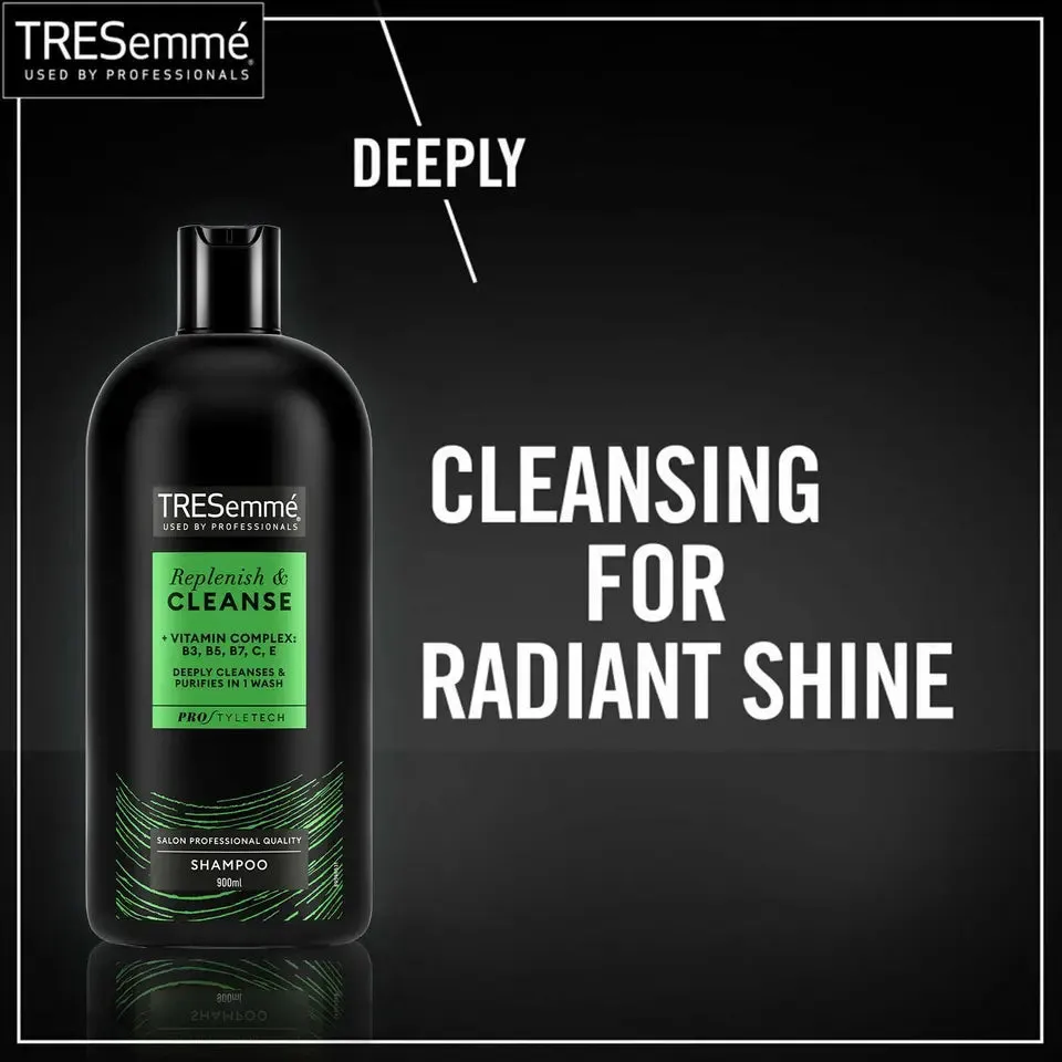 TRESemme Cleanse & Replenish Remoisturising Shampoo 300ml / 900ml