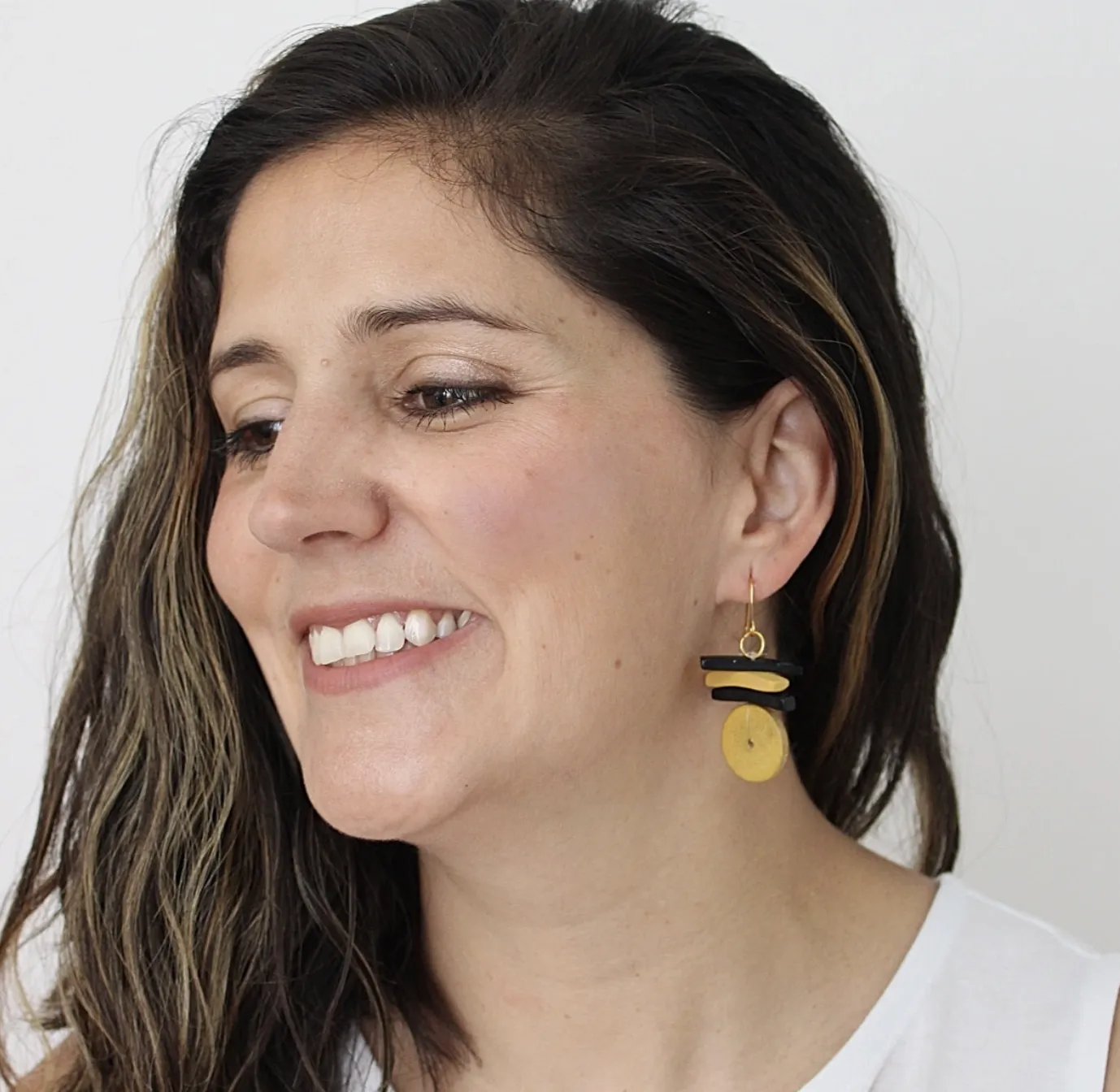 Yellow Elaine Earrings